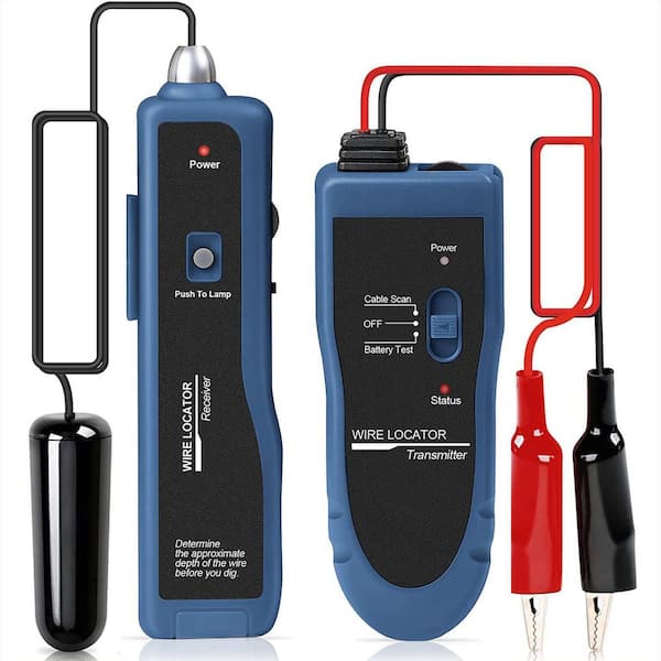 Rechargeable Underground Cable Locator Electrical Wire Tracer for Pet Fence Valve Cable Tester Irrigation Kit