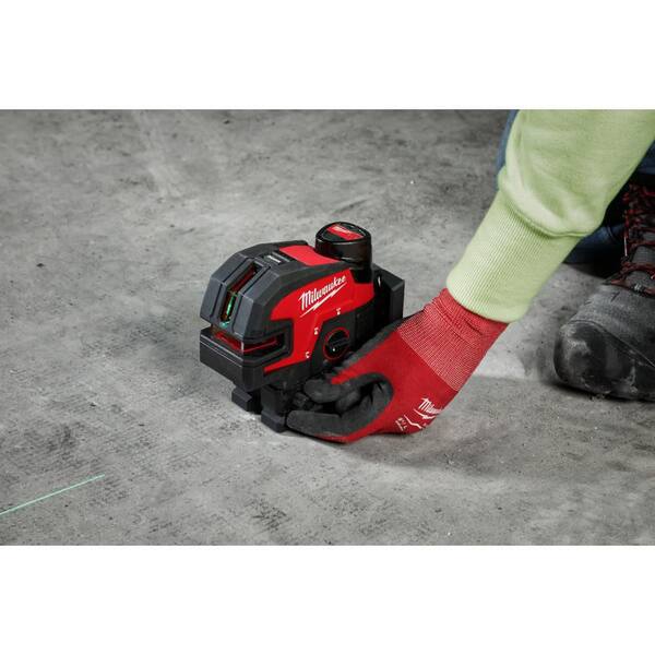 Nivel Láser verde MILWAUKEE® M12™ Puntos de Plomada y Línea Transversal  3622-20 – FIMSA