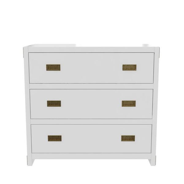 show original title Details about   Holsten Dresser with 3 drawers and 1 Door in White/Oak/White Gloss 