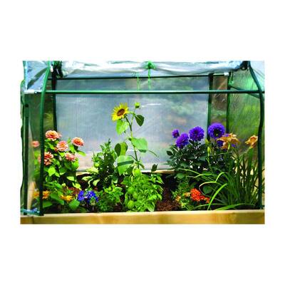 3 ft. x 4 ft. Plastic Raised Garden Bed Optional Enclosure (Enclosure Only)