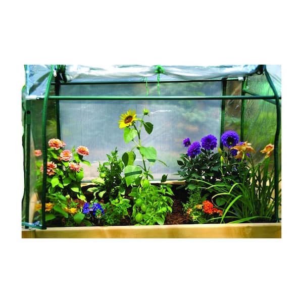 Eden 2 ft. x 3 ft. Plastic Raised Garden Bed Optional Enclosure (Enclosure Only)