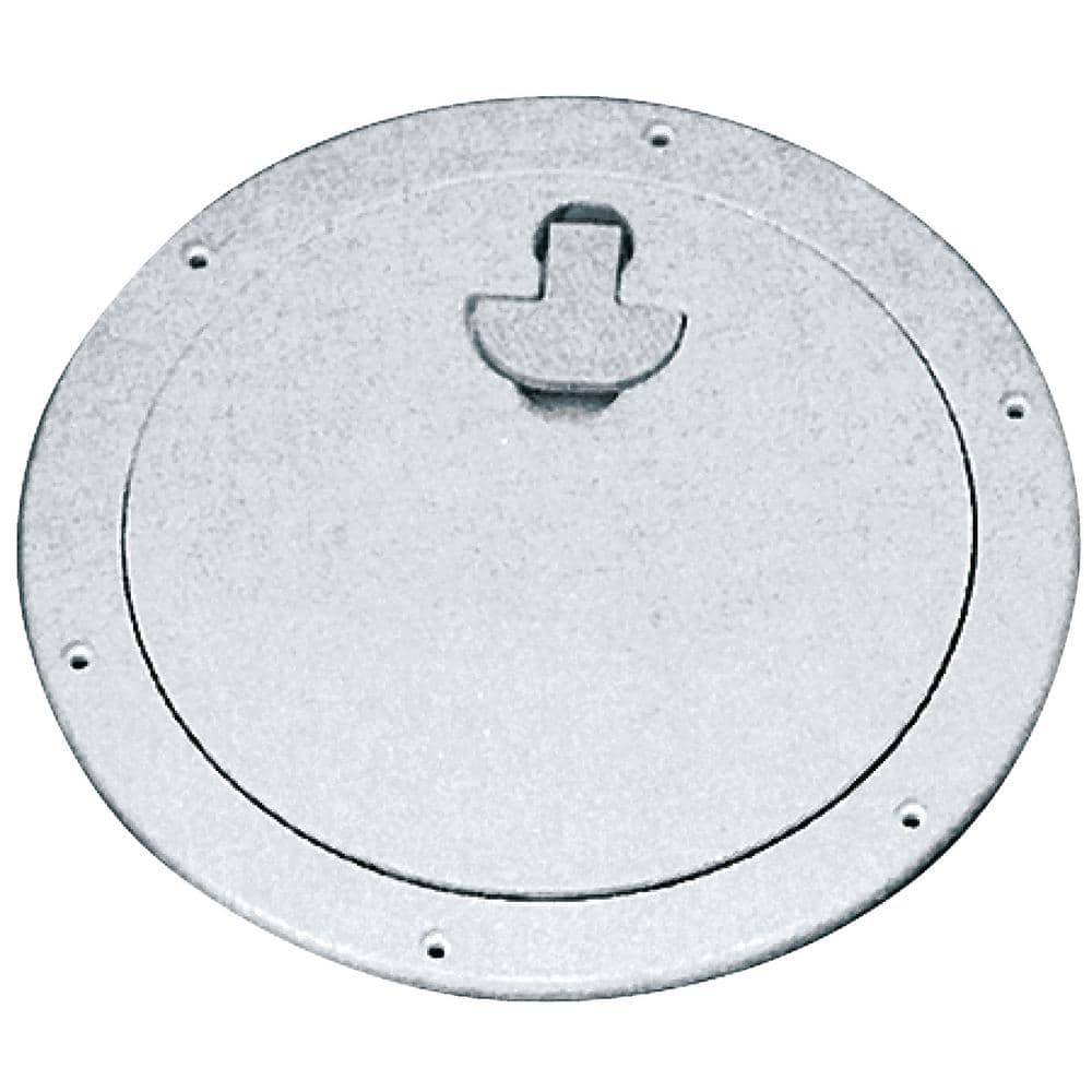 Deck Plate 10 in. locking Stark White