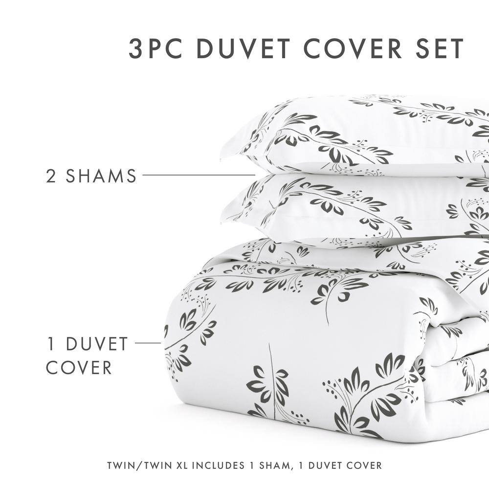 Simply Soft™ Farmhouse / Country Floral Duvet Cover Set