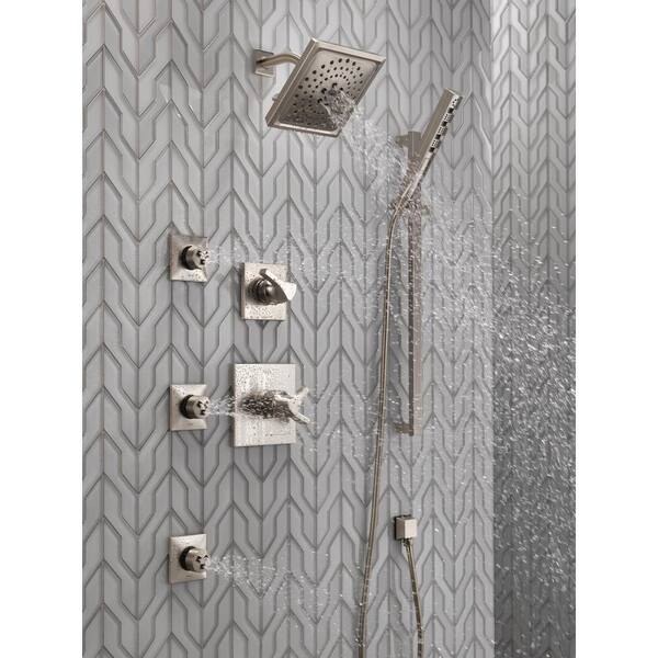 Delta Zura 1-Handle Shower Faucet Trim Kit with H2Okinetic Spray