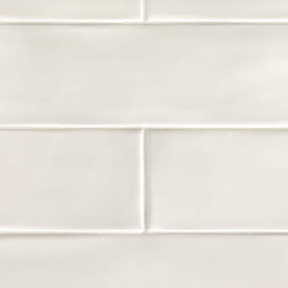 Birmingham Vanilla 3 in. x 12 in. Polished Ceramic Subway Tile Sample price history on PriceWatchPro