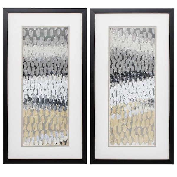 Paragon Raindrops NA 2-Piece Framed Nature Poster 25 in. x 13 in.