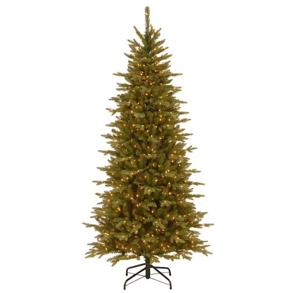 National Tree Company 7.5 ft. Sierra Spruce Artificial Christmas Slim ...