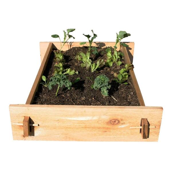 Unbranded 2 Ft. x 4 Ft. Shaker Style Raised Container Gardening Beds-DISCONTINUED