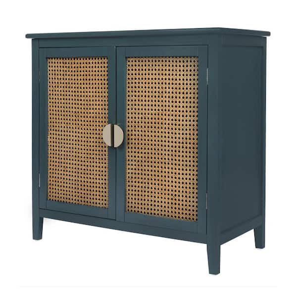 Unbranded 31.5 in. W x 14.97 in. D x 31.11 in. H Bathroom Green Linen Cabinet