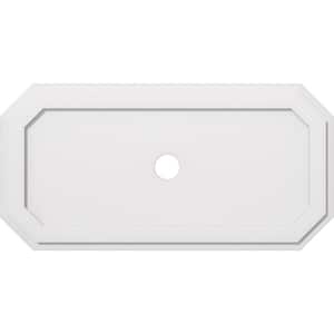 40 in. W x 20 in. H x 3 in. ID x 1 in. P Emerald Architectural Grade PVC Contemporary Ceiling Medallion