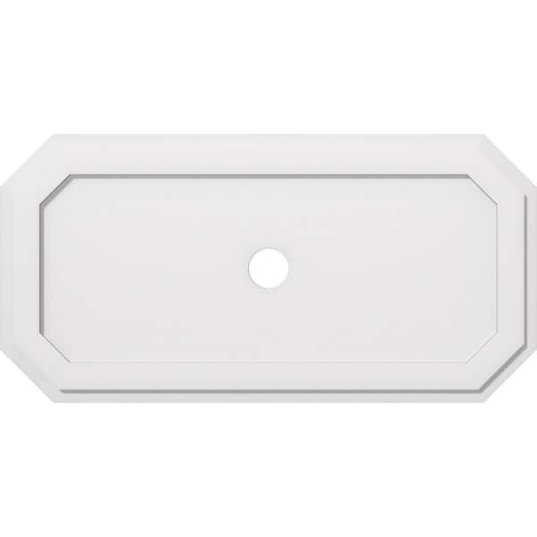 40 in. W x 20 in. H x 3 in. ID x 1 in. P Emerald Architectural Grade PVC Contemporary Ceiling Medallion