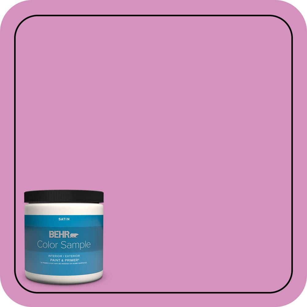 8 oz. #680B-4 Pressed Flower Satin Enamel Interior/Exterior Paint & Primer Color Sample price history on PriceWatchPro