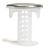 SinkShroom 1 in. - 1.25 in. Bathroom Sink Drain Protector Hair Catcher in  Chrome SSCE425 - The Home Depot