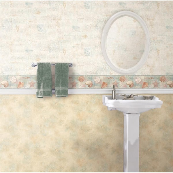 Chesapeake Quinten Blue Seas Toss Wallpaper Border Bbc46051b The Home Depot - Wallpaper Borders For Bathrooms Chesapeake Quinten Blue Seas Toss Wallpaper Border Bbc46051b The Home Depot - Wallpaper Borders For Bathrooms