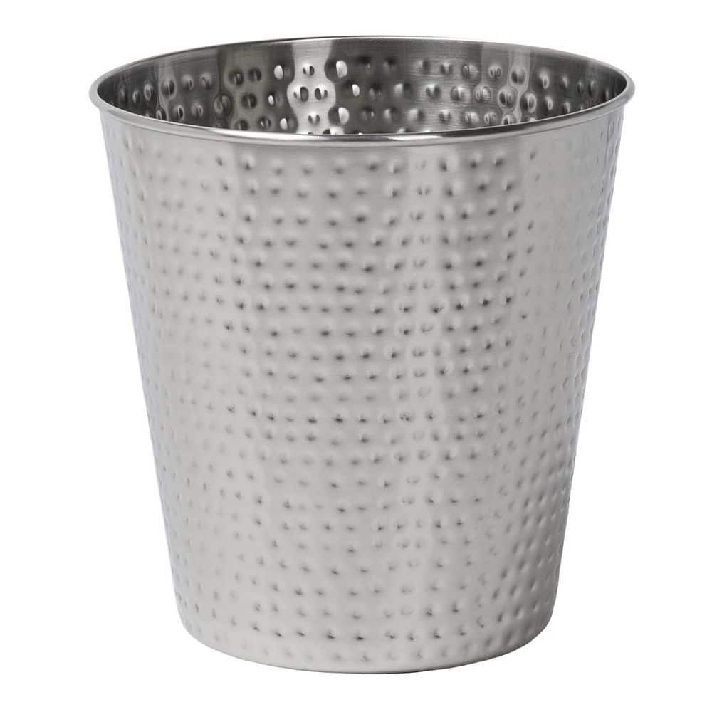 Axel Modern Minimalist Hammered Steel 2 Gal. Wastebasket, Brushed Steel price history on PriceWatchPro