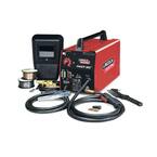 88 Amp Handy MIG Wire Feed Welder with Gun, MIG and Flux-Cored Wire, Hand Shield, Gas Regulator and Hose, 115V