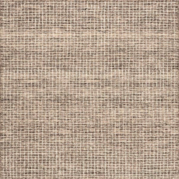 Melrose Checked Brown 3 ft. x 5 ft. Indoor Area Rug