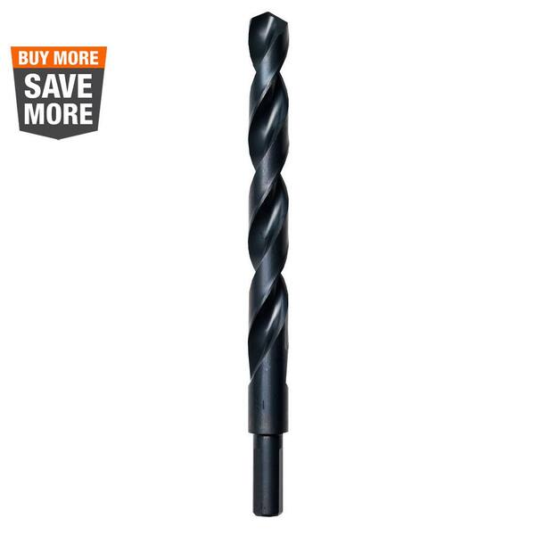 Milwaukee Drill Bit, 9/16 in, Black Oxide