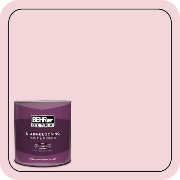 BEHR ULTRA 1 qt. #P140-1 Summer Crush Extra Durable Eggshell Enamel Interior Paint & Primer