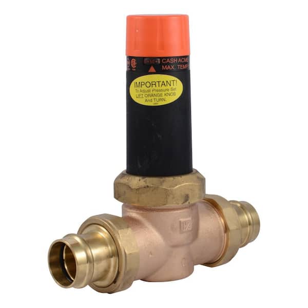 1-1/4 in. Copper Press EB25 Pressure Regulating Valve Poly Top