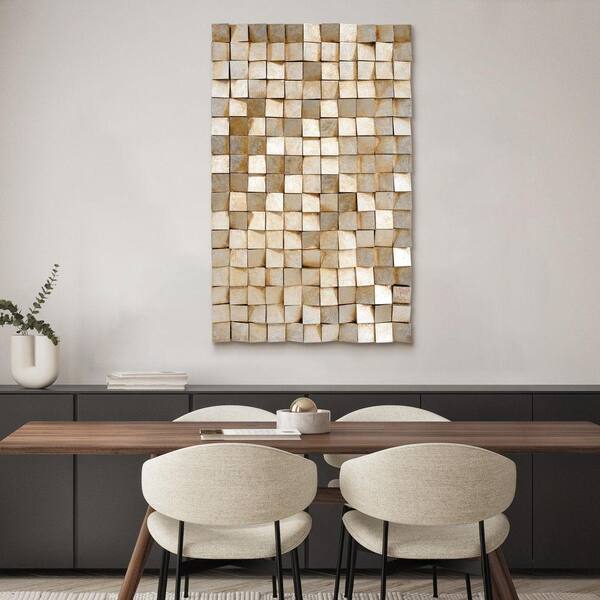 Empire Art Direct 48 in. x 30 in. Textured 1 Mixed Media Hand