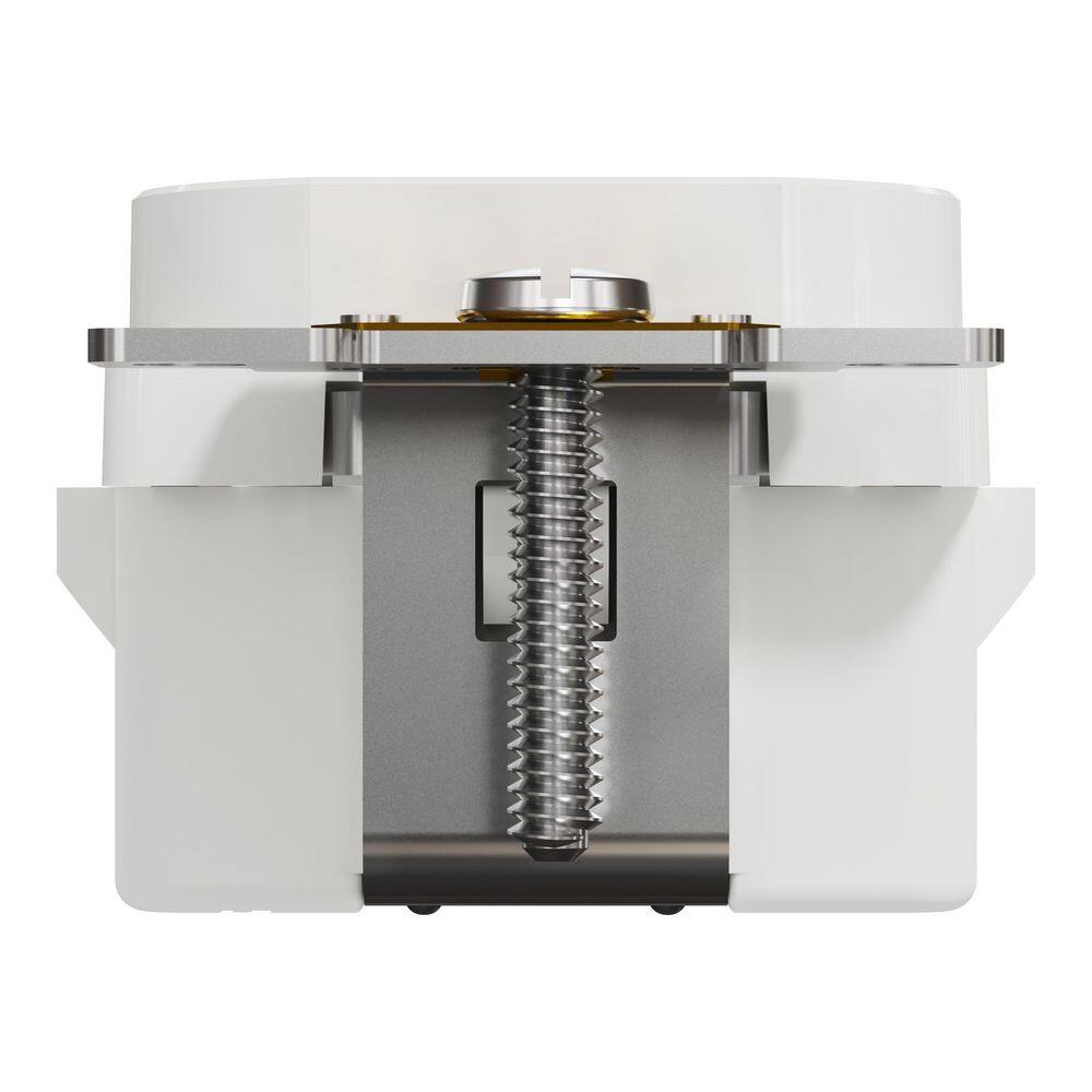 Matte White 20 Amp Tamper Resistant Duplex Outlet with Wall Plate