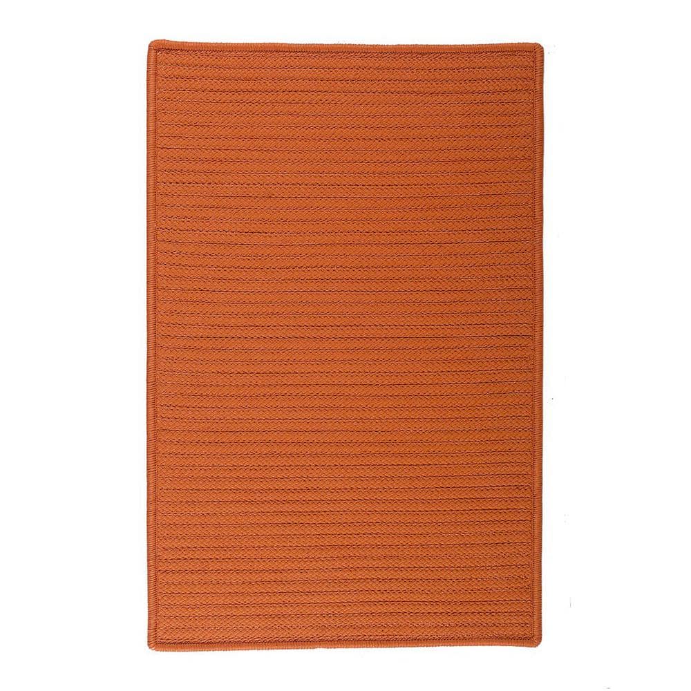 Solid Rust 7 ft. x 9 ft. Braided Indoor/Outdoor Patio Area Rug price history on PriceWatchPro