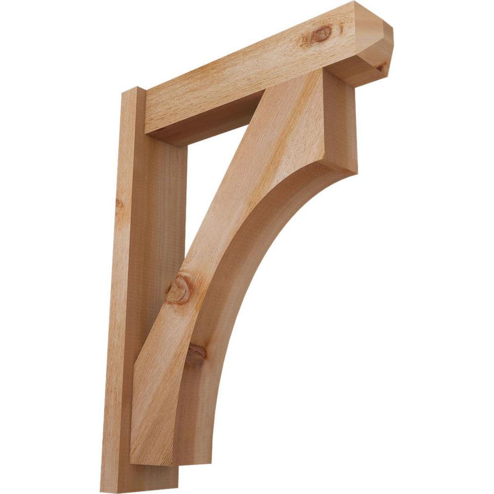 6 in. x 32 in. x 24 in. Western Red Cedar Westlake Craftsman Rough Sawn Outlooker price history on PriceWatchPro