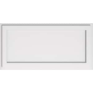 1 in. P X 28 in. W X 14 in. H Rectangle Architectural Grade PVC Contemporary Ceiling Medallion
