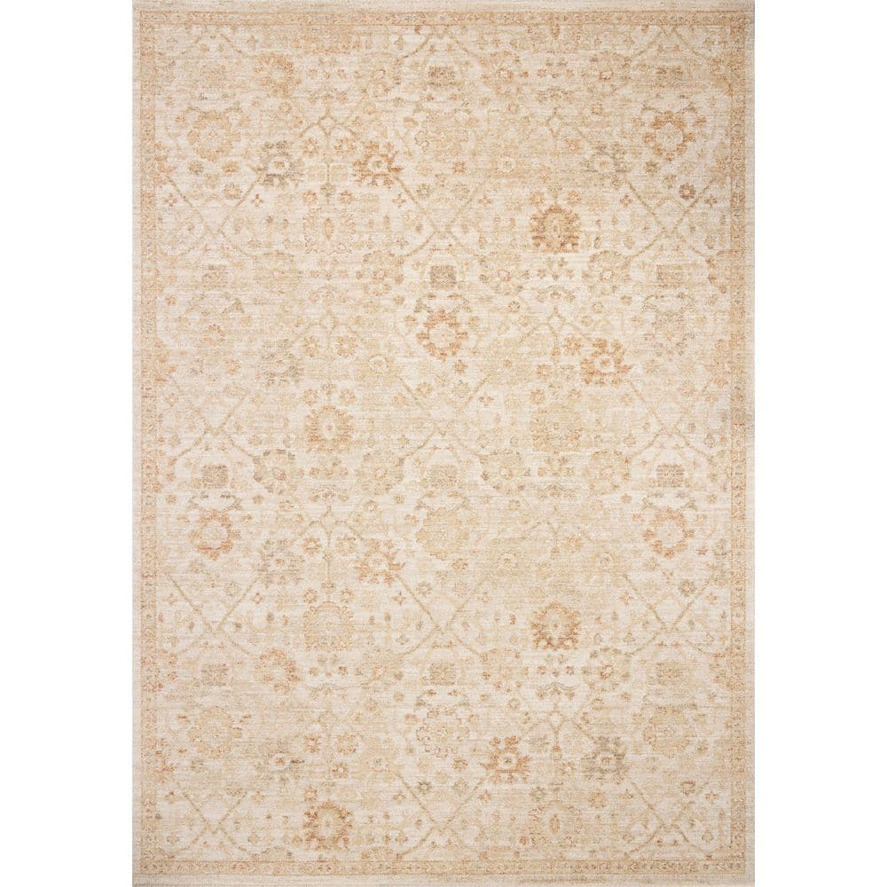 Chris Love Julia Palma Natural / Spice 5 ft. 3 in. x 7 ft. 6 in.  Traditional Area Rug price history on PriceWatchPro
