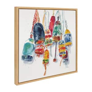 "Soft Watercolor Boating Buoy" by Patricia Shaw, 1-Piece Framed Canvas Animal Art Print, 22 in. x 22 in.