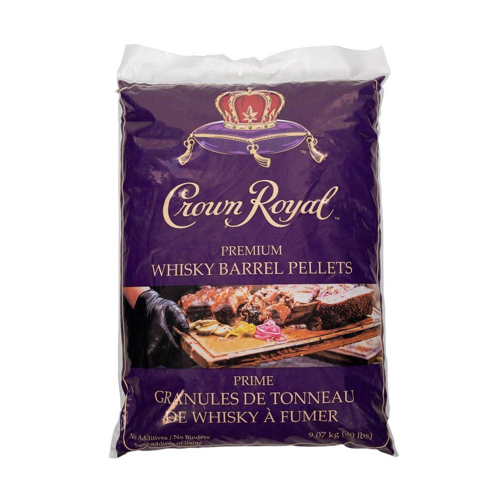 20lb Crown Royal Whiskey barrel pellets- 2 Pack