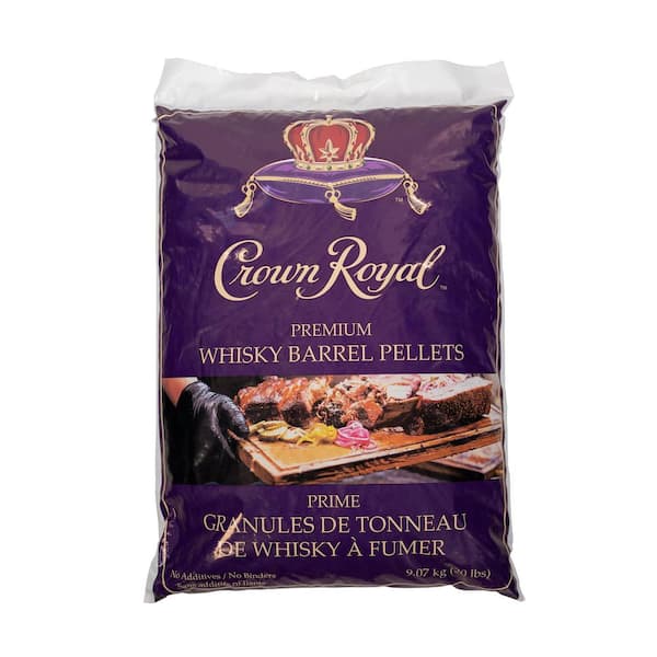 Unbranded 20lb Crown Royal whiskey barrel pellets- 3 Pack