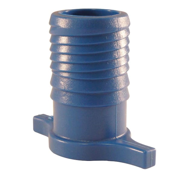 Apollo 1 in. Barb Insert Blue Twister Polypropylene Plug Fitting