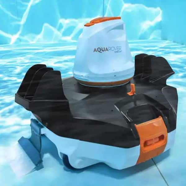 Home Cleaner Autonomous Pool Depot Vacuum The Bestway Cordless - FlowClear Robot AquaRover 58623E-BW Swimming 58623E