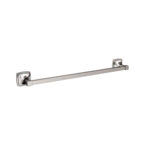 Amerock Stature 18 in. L (457 mm) Towel Bar in Brushed Nickel