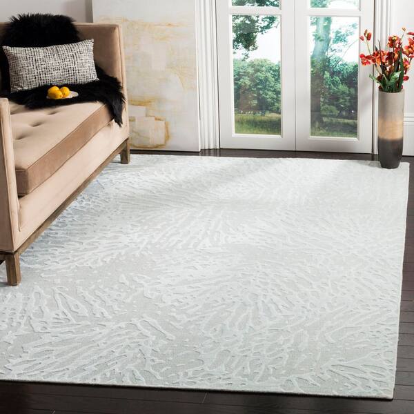 Mirage 6 ft. x 9 ft. Light Gray Abstract Area Rug