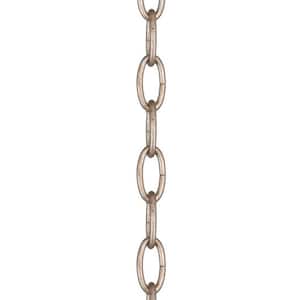 3 ft. Antique Silver Leaf Heavy-Duty Decorative Chain