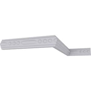SAMPLE - 5/8 in. x 12 in. x 1 in. Urethane Crendon Bead and Barrel Panel Moulding