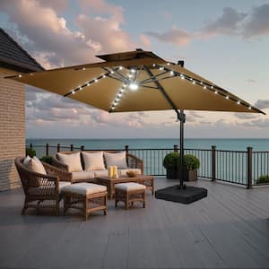 11 patio umbrella sunbrella Treasure Garden ® 11 ft Octagonal Outdoor Patio Umbrella (High-Perform