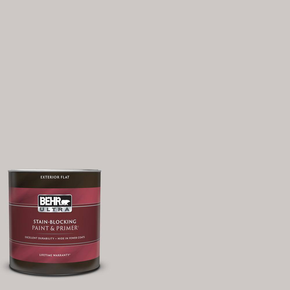 BEHR ULTRA 1 Qt. 790E2 Gentle Rain Flat Exterior Paint & Primer