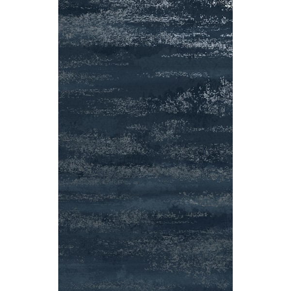 Walls Republic Navy Hazy Sky Textured Non-Woven Paper Non-Pasted the Wall Double Roll Wallpaper