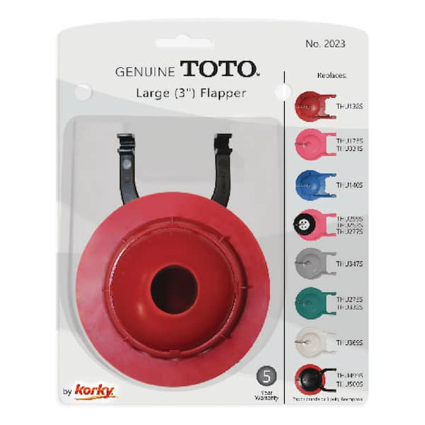 ティート　フラッパー Korky Genuine TOTO 3 in.Universal, Adjustable Toilet Tank
