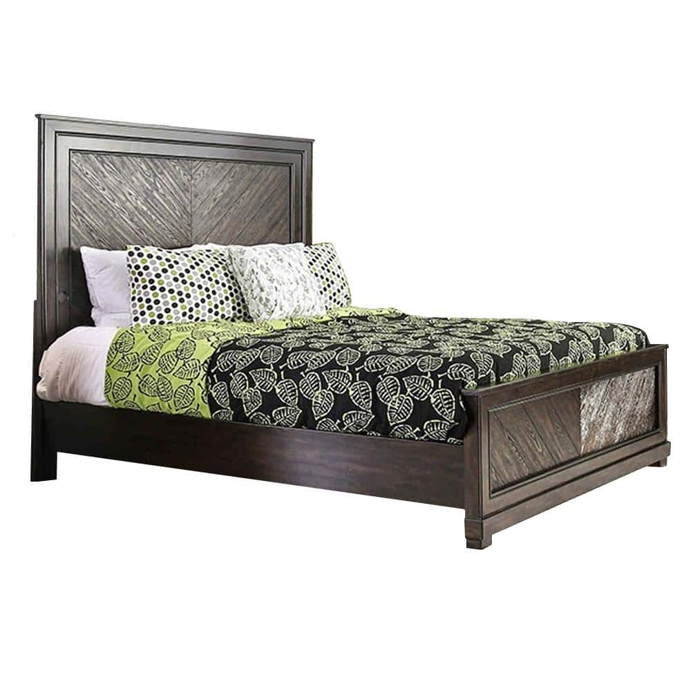 William's Home Furnishing Argyros Espresso Eastern King Bed, Brown(incomplete footboard only)