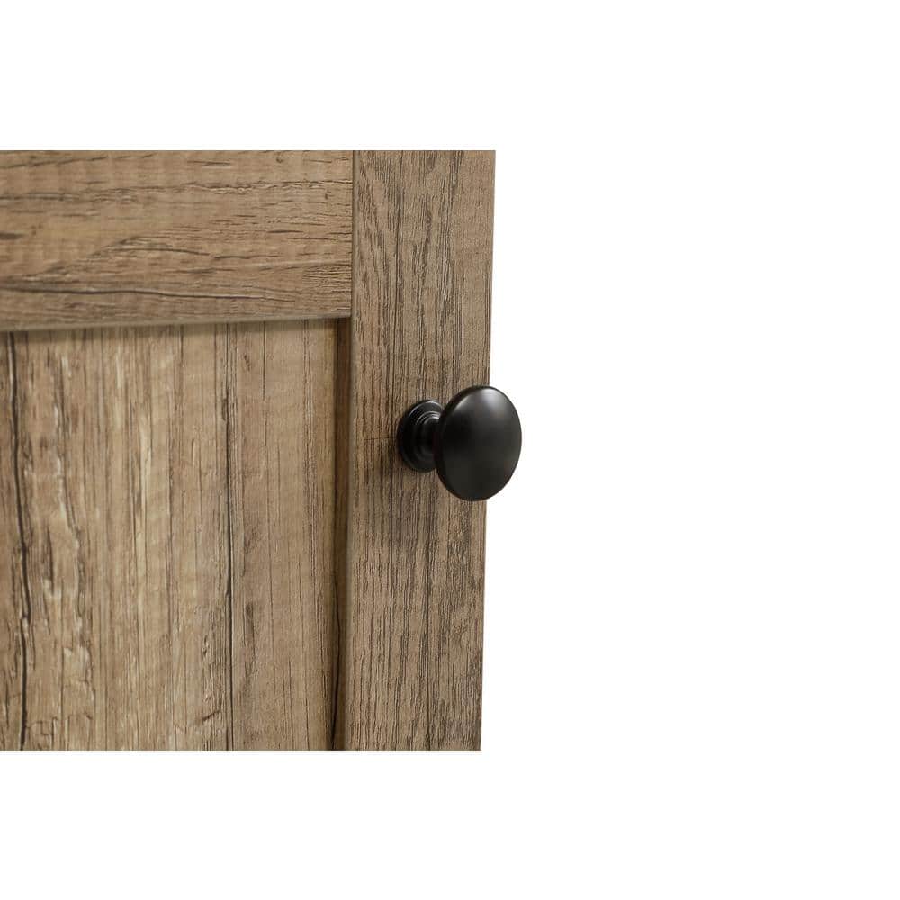 Soma 18" Natural Oak Single Bathroom Vanity with Porcelain Sink
