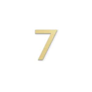 4 in. Magnetic Numbers - Gold Number 7