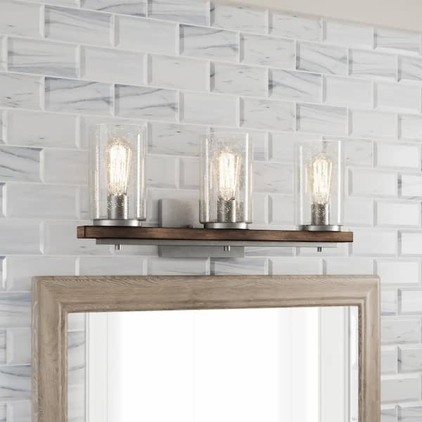 Galvanized deals vanity light