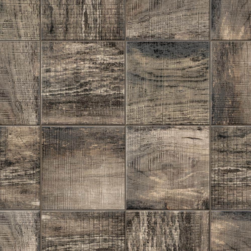 Sabina Timber Brown 9-7/8 in. x 9-7/8 in. Porcelain Floor and Wall Tile (11.2 sq. ft./Case) price history on PriceWatchPro