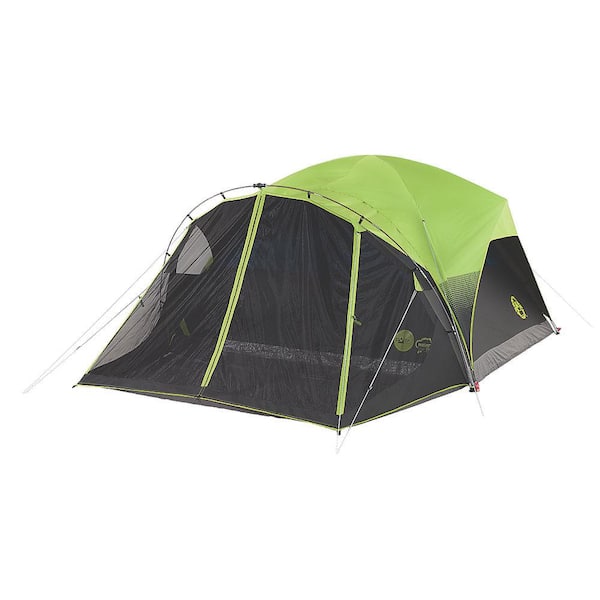Coleman Carlsbad Fast Pitch 10 foot by 9 foot 6-Person Dome Tent with Screen Room