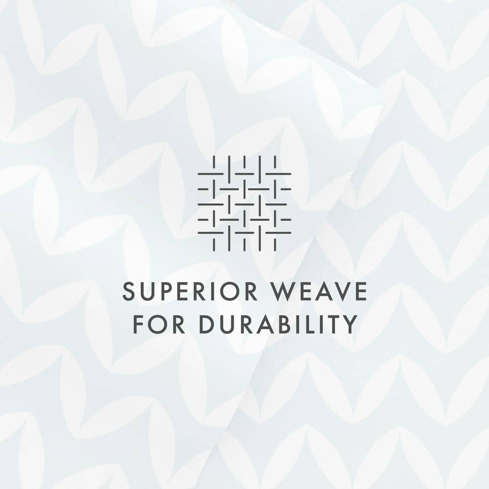 Light Blue Chevron Queen Microfiber Sheet Set